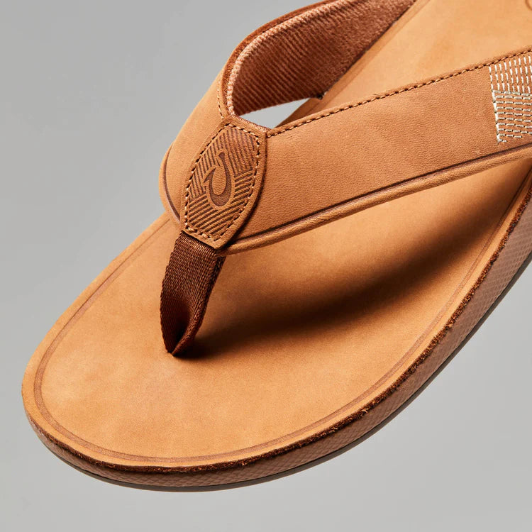 OluKai Tuahine Men's Leather Sandals