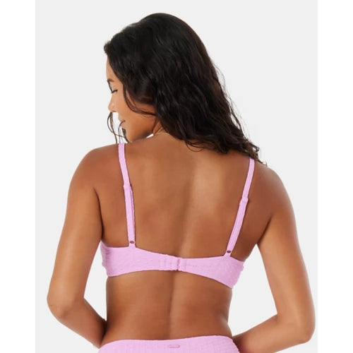 Roxy Women's Haleiwa Knot Bralette Bikini Swim Top