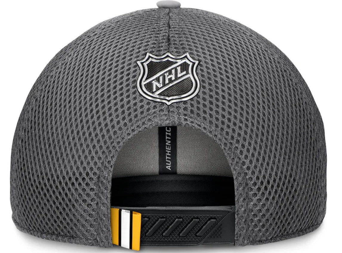 NHL Authentic Pro Home Ice Trucker Adjustable Hat- Boston Bruins