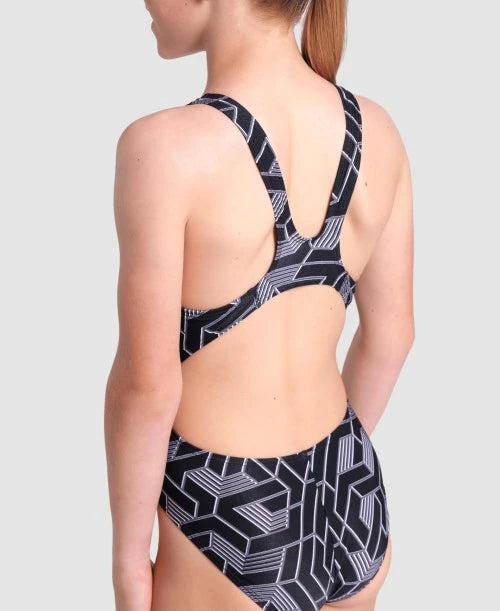Girls' Escape Front Lining One Piece Swimsuit