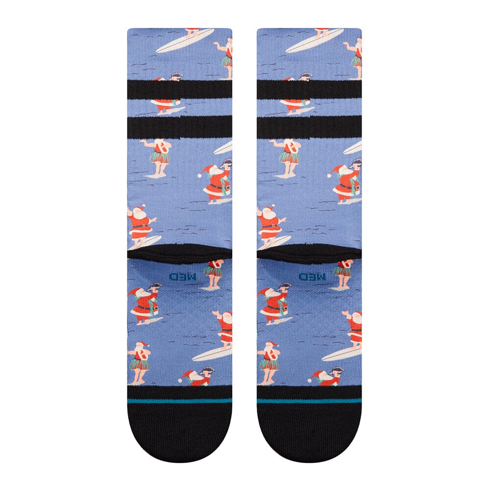 Surfing Santa Crew Socks