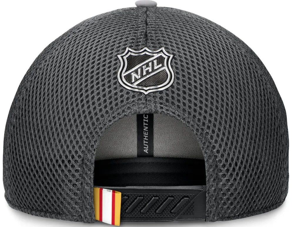 NHL Authentic Pro Home Ice Trucker Adjustable Hat- Calgary Flames