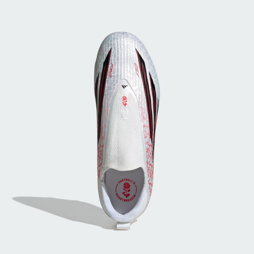 Adidas F50 League Lamine Yamal Laceless Firm Ground Kids Soccer Cleats