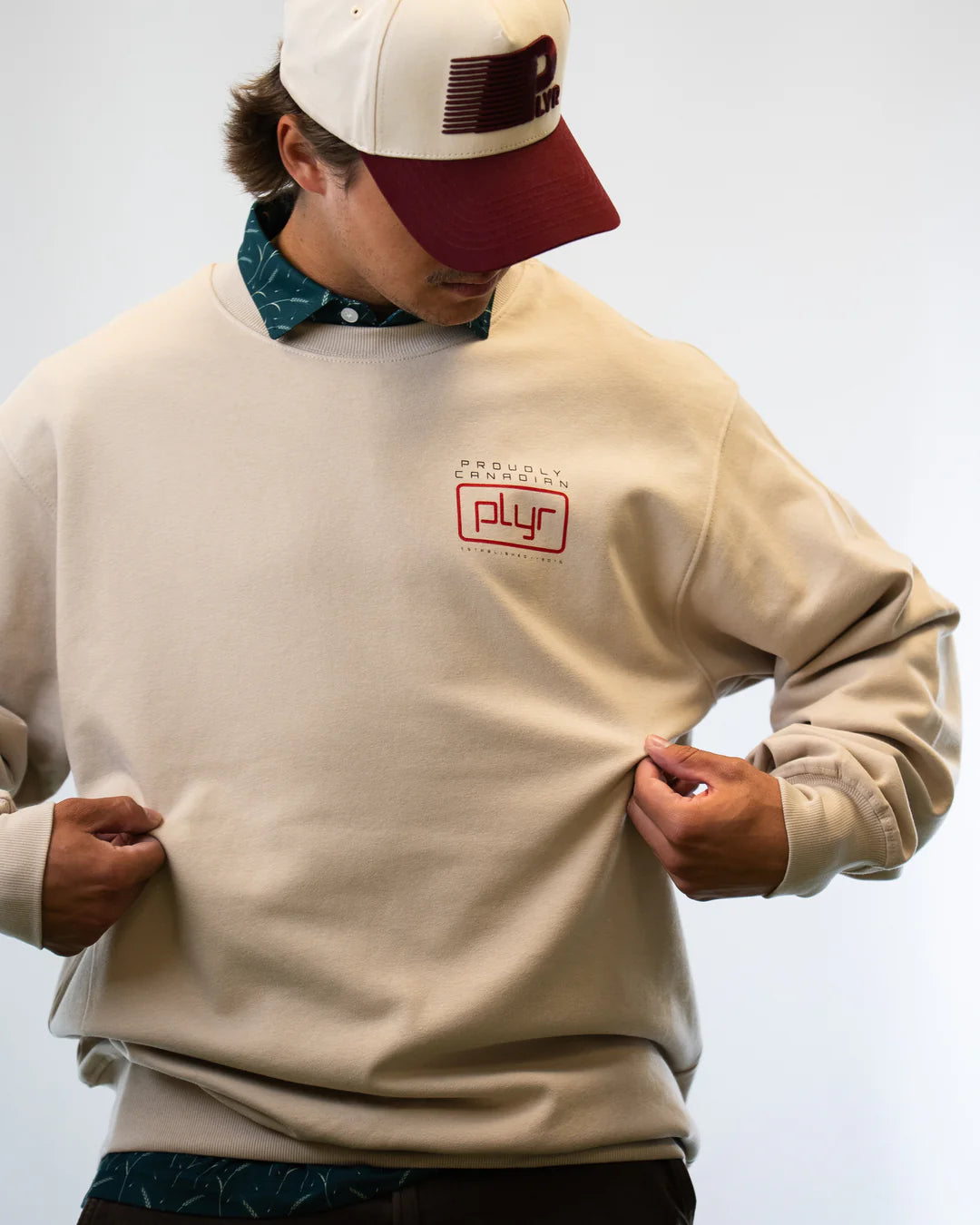 plyr Athletics Proudly Canadian Crewneck