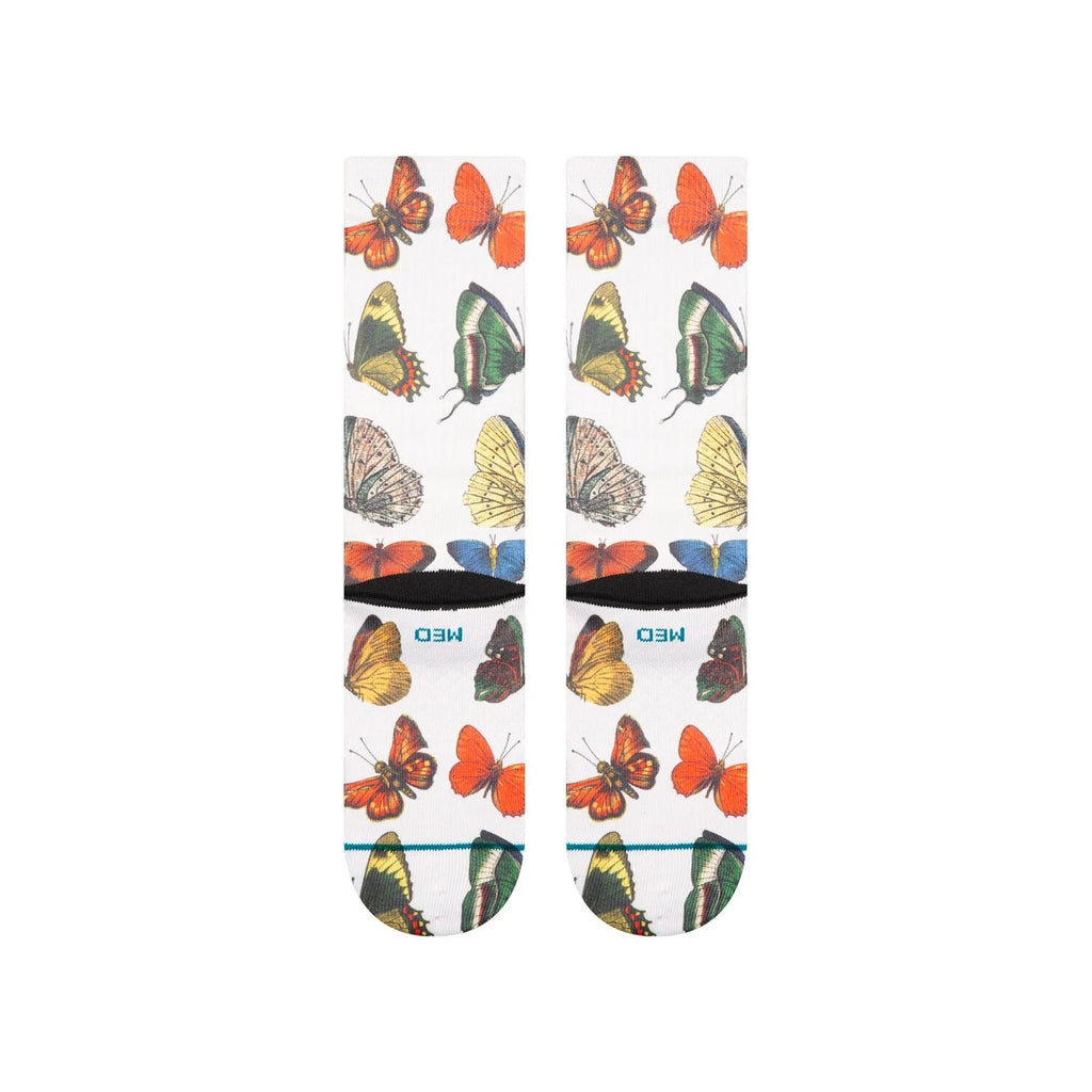 Flutterby Crew Socks- Women's