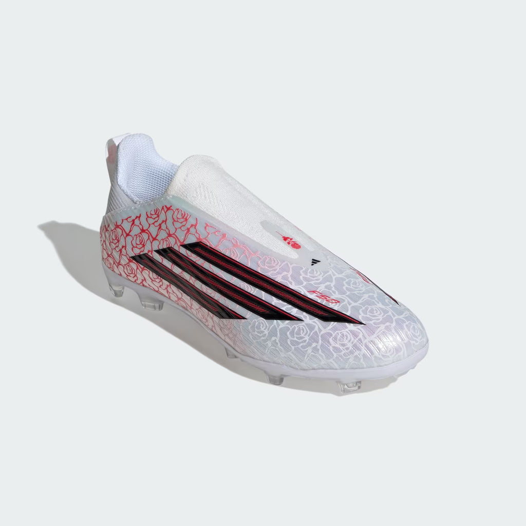 Adidas F50 League Lamine Yamal Laceless Firm Ground Kids Soccer Cleats