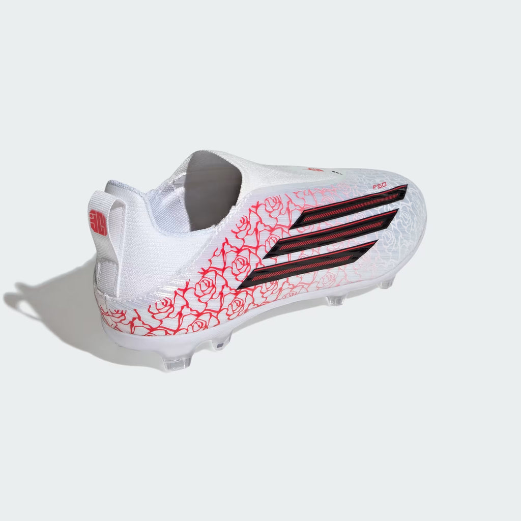 Adidas F50 League Lamine Yamal Laceless Firm Ground Kids Soccer Cleats