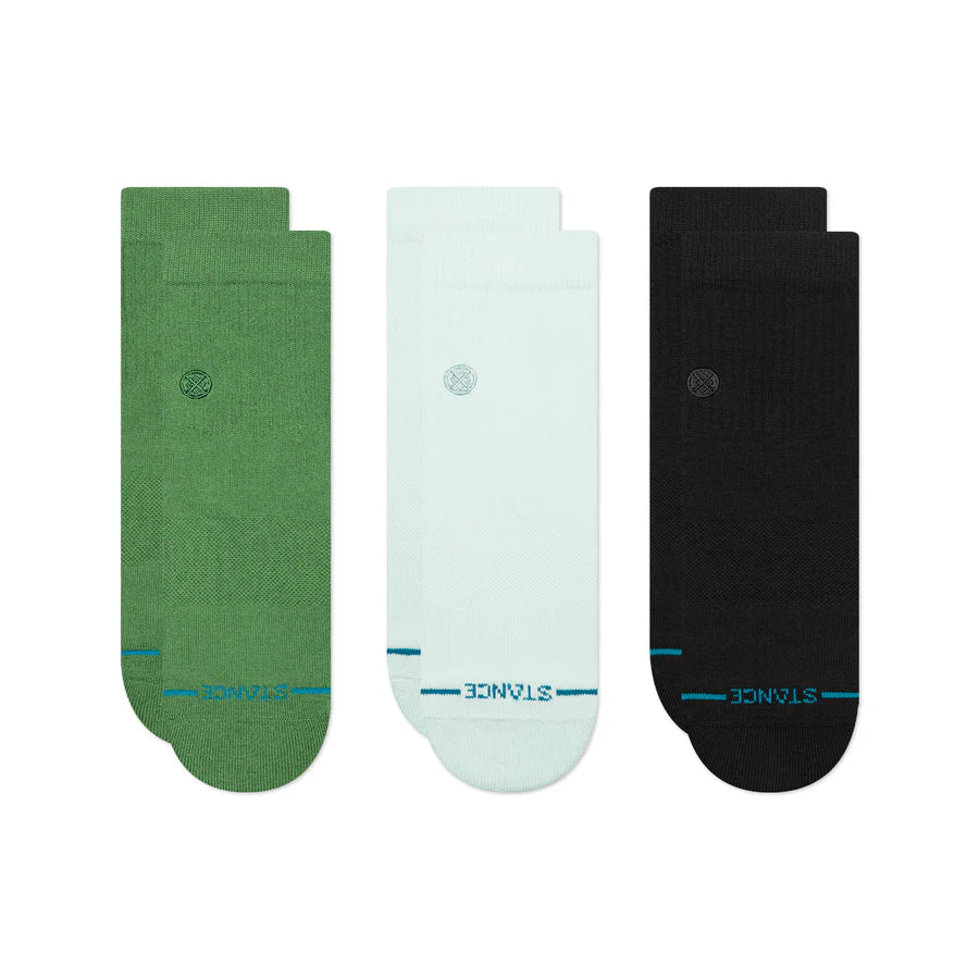 Stance Icon Quarter Socks - 3 Pack
