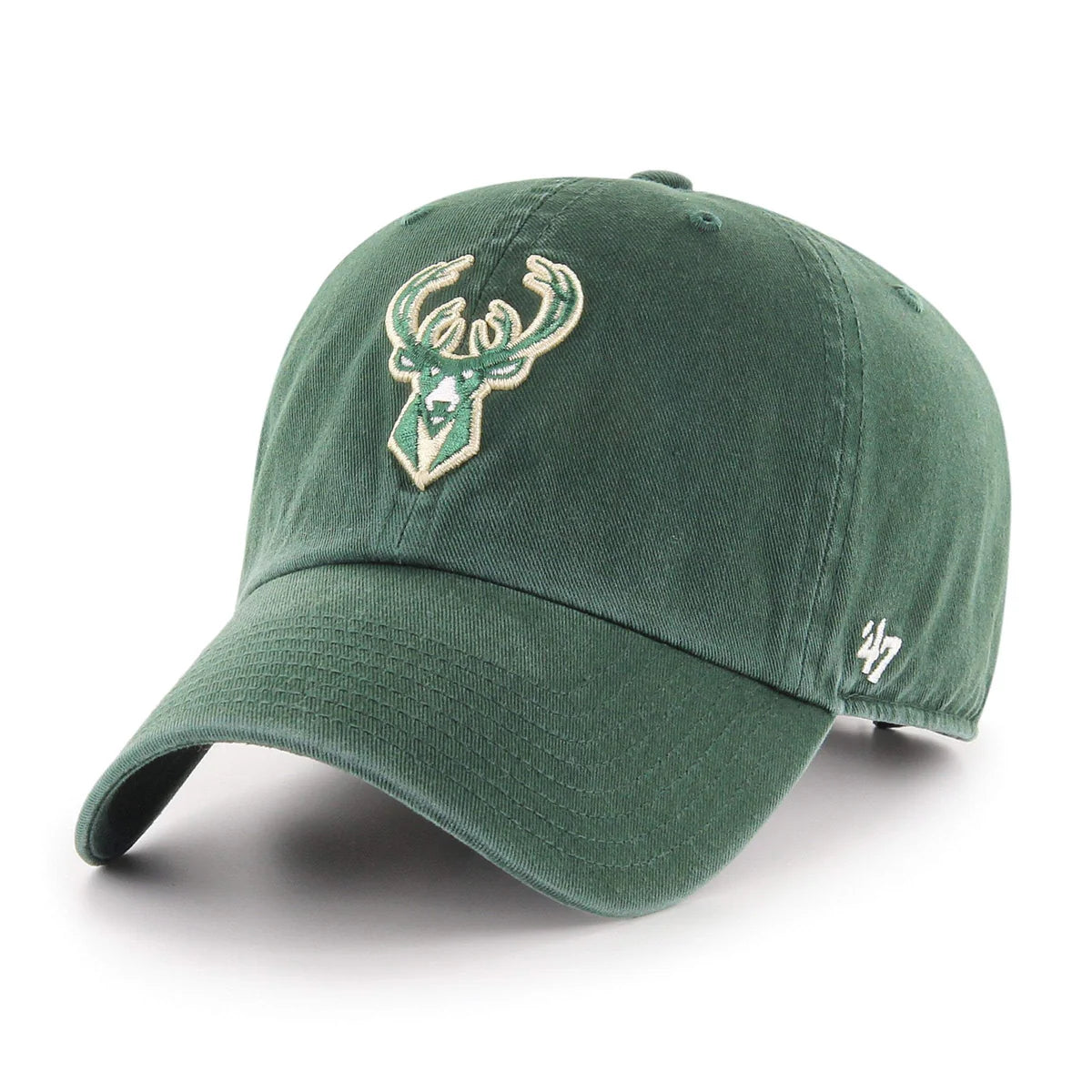 '47 Brand Clean Up Cap- Milwaukee Bucks