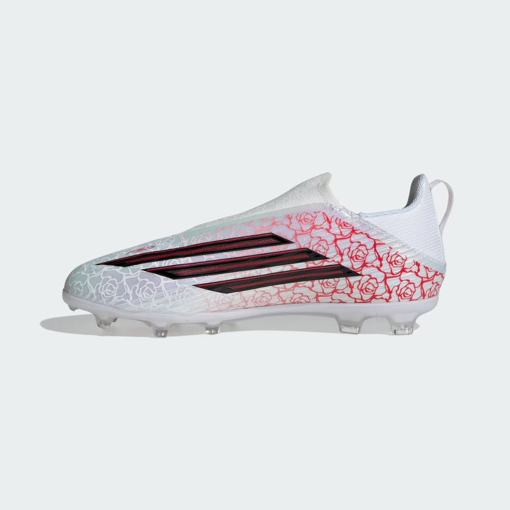 Adidas F50 League Lamine Yamal Laceless Firm Ground Kids Soccer Cleats