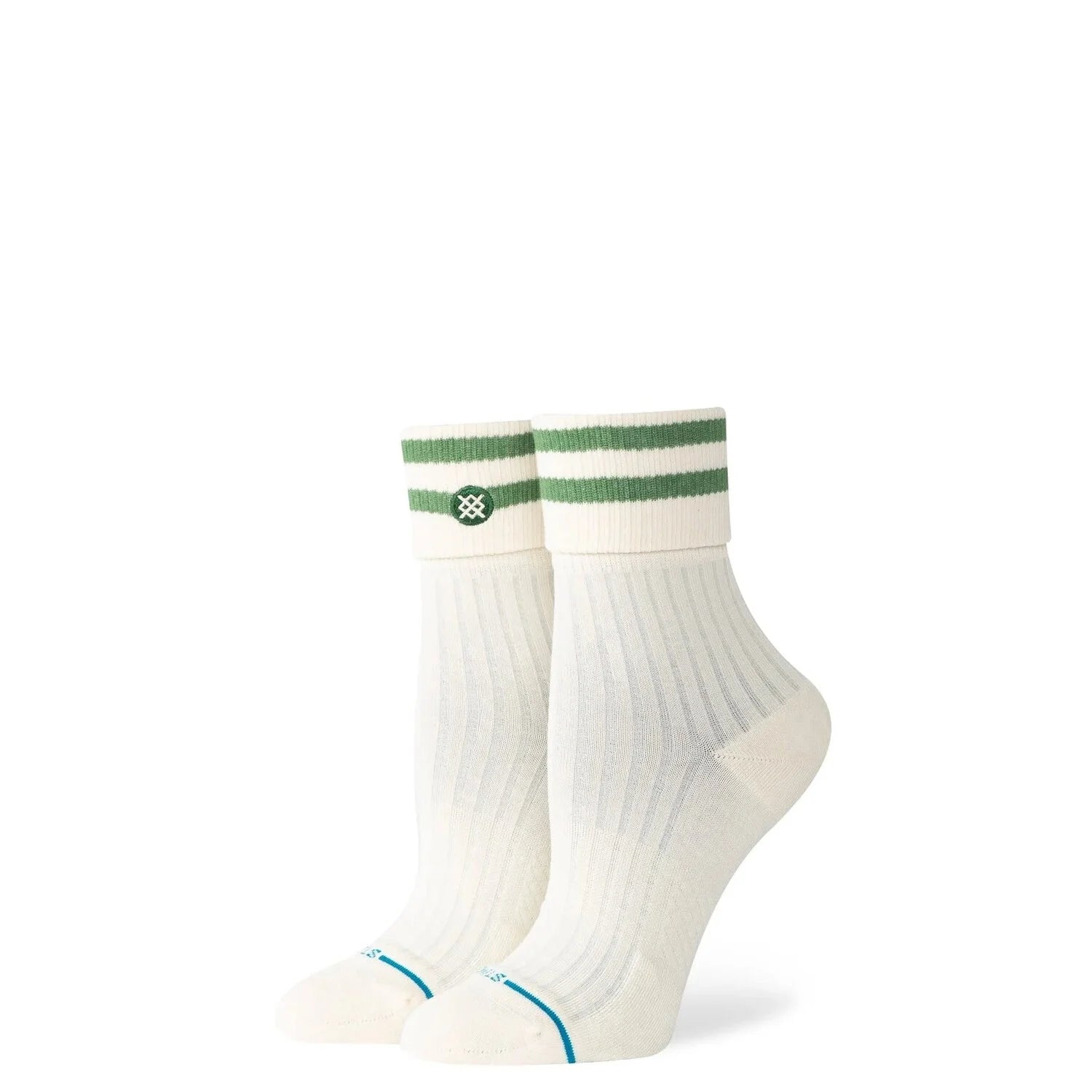 Roll Cuff Quarter Sock- Women's