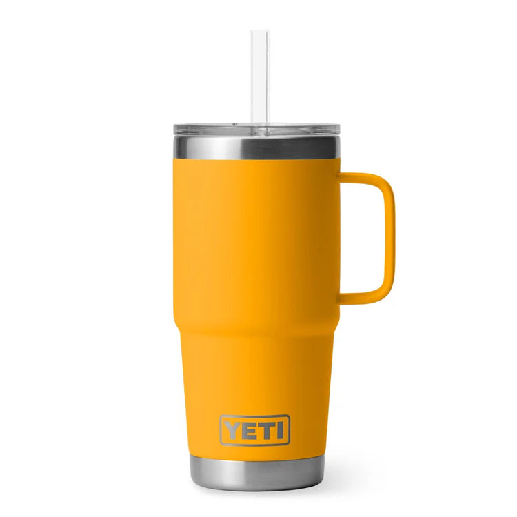 Yeti Rambler 25oz Straw Mug With Straw Lid