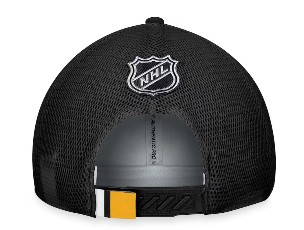 NHL Authentic Pro Home Ice Trucker Adjustable Hat- Pittsburgh Penguins