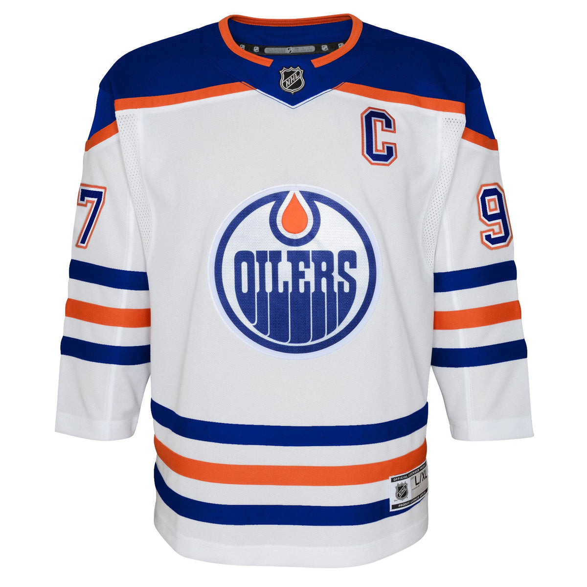 Outerstuff Junior Premier Jersey - Edmonton Oilers - Connor McDavid - Away, front view