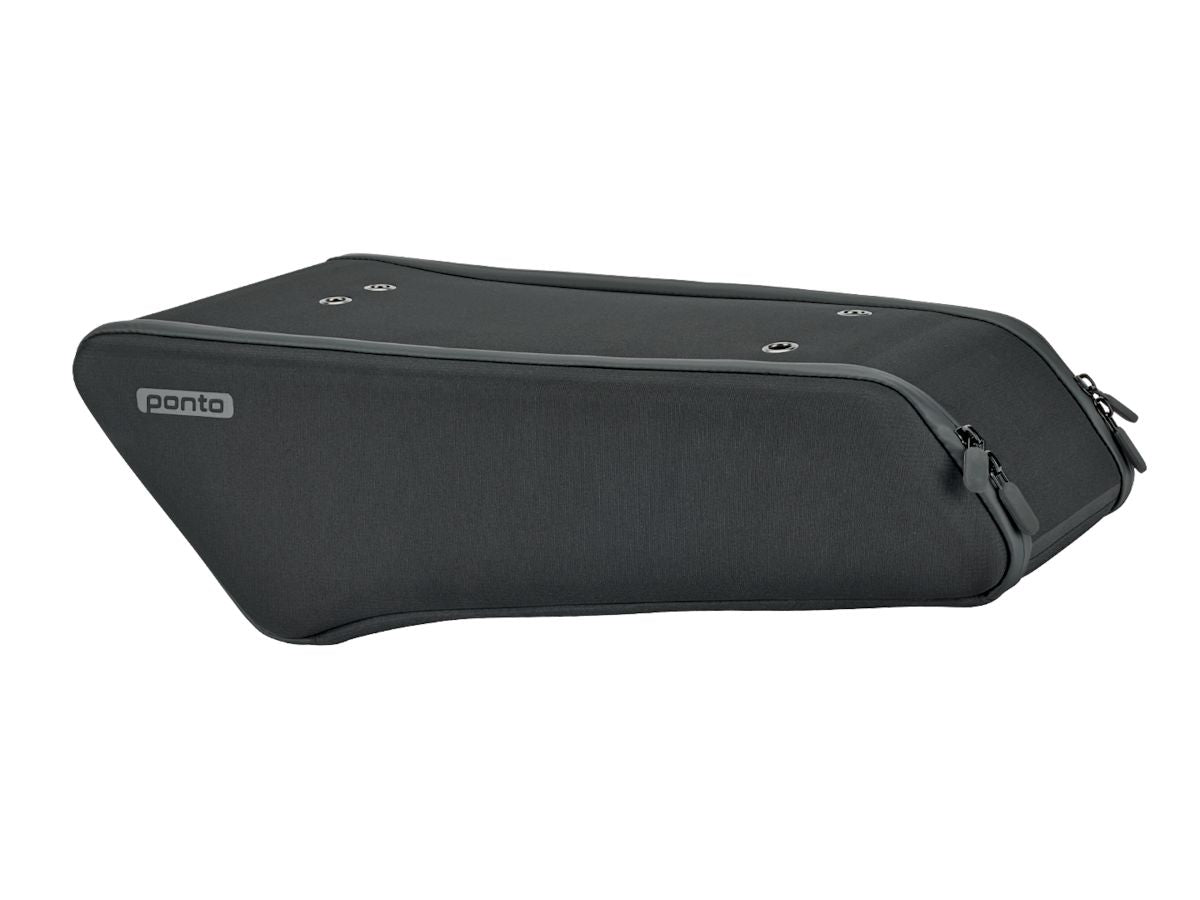 Electra Ponto Go Frame Bag - Black, side view
