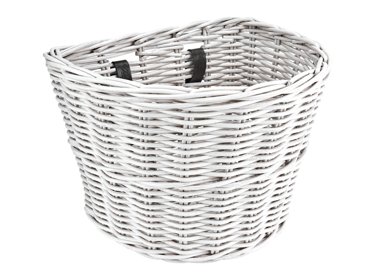 Electra Rattan Large Basket - White