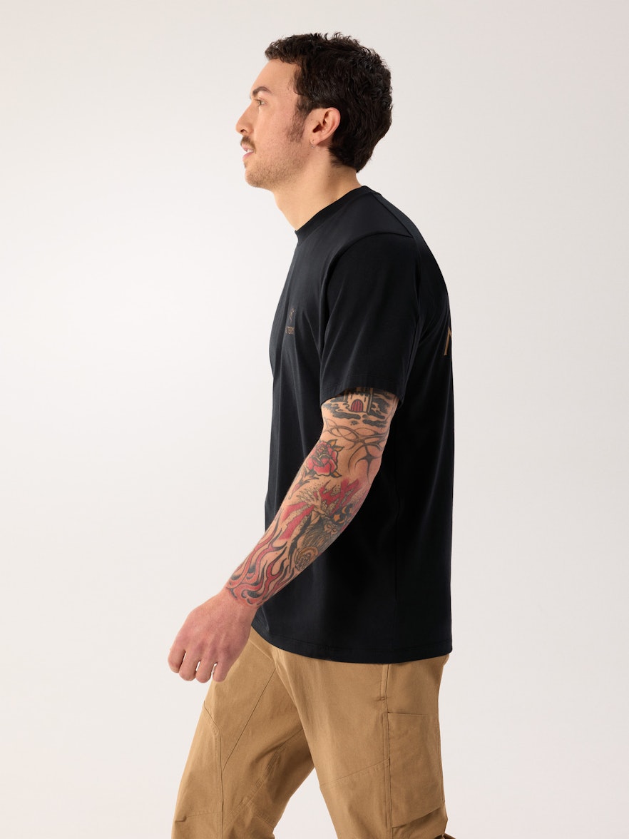 Arc'teryx Men's Kragg SL Cotton Bird Word Shirt Short Sleeve