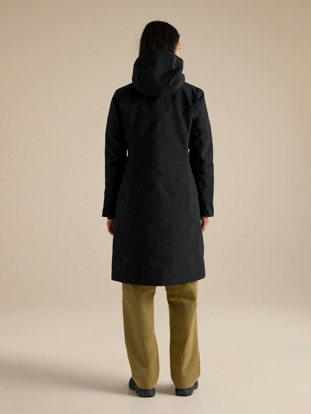 Arc'teryx Women's Patera Parka in Black - back view