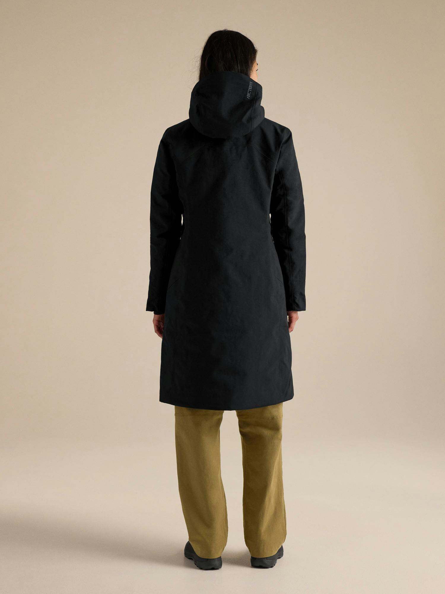 Arc'teryx Women's Patera Parka in Black - back view