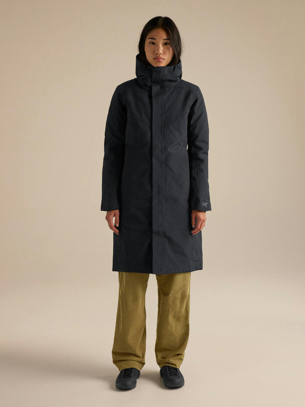 Arc'teryx Women's Patera Parka in Black - front view