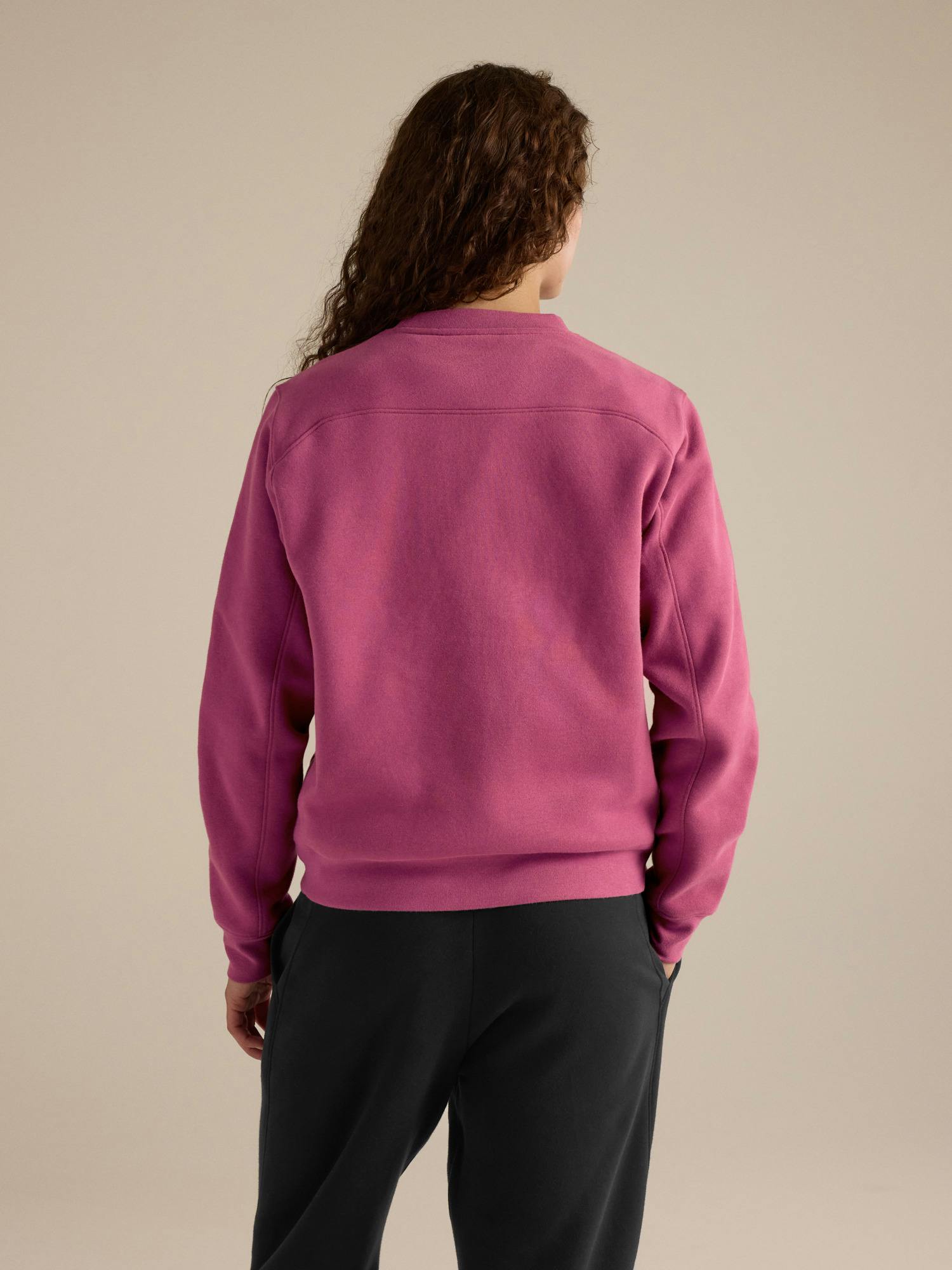 Arc'teryx Women's Emblem Fleece Crew - Lt Renegade - back