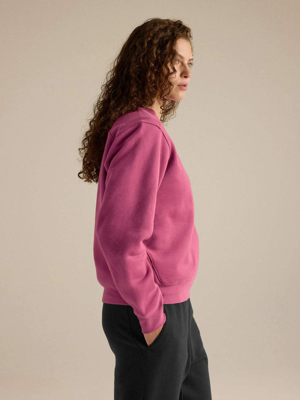 Arc'teryx Women's Emblem Fleece Crew - Lt Renegade - side