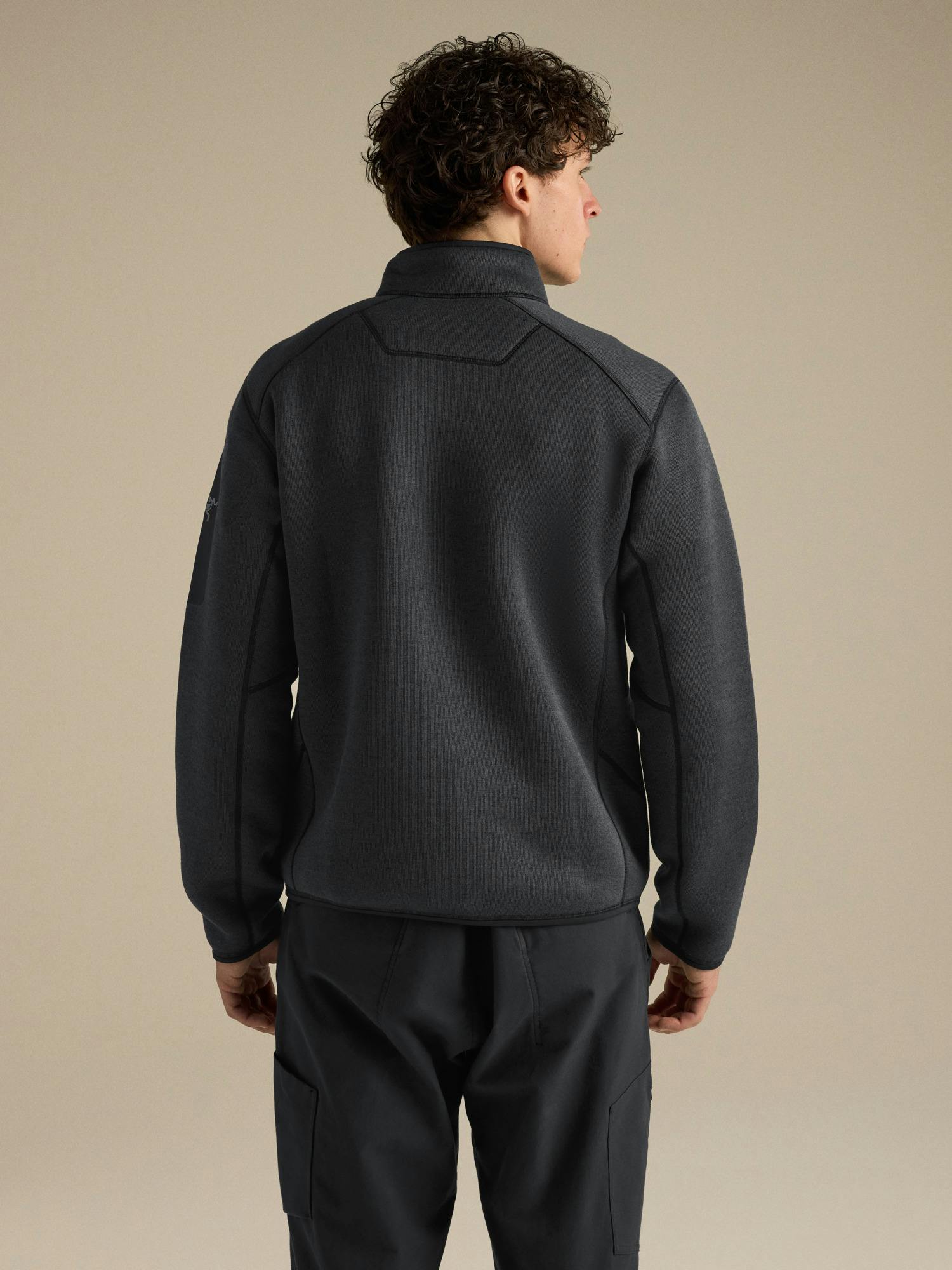 Arc'teryx Men's Covert Cardigan - Black Heather - back