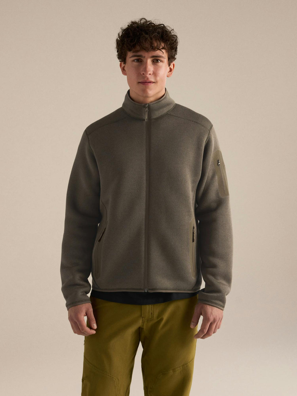 Arc'teryx Men's Covert Cardigan - Mongoose Heather - front