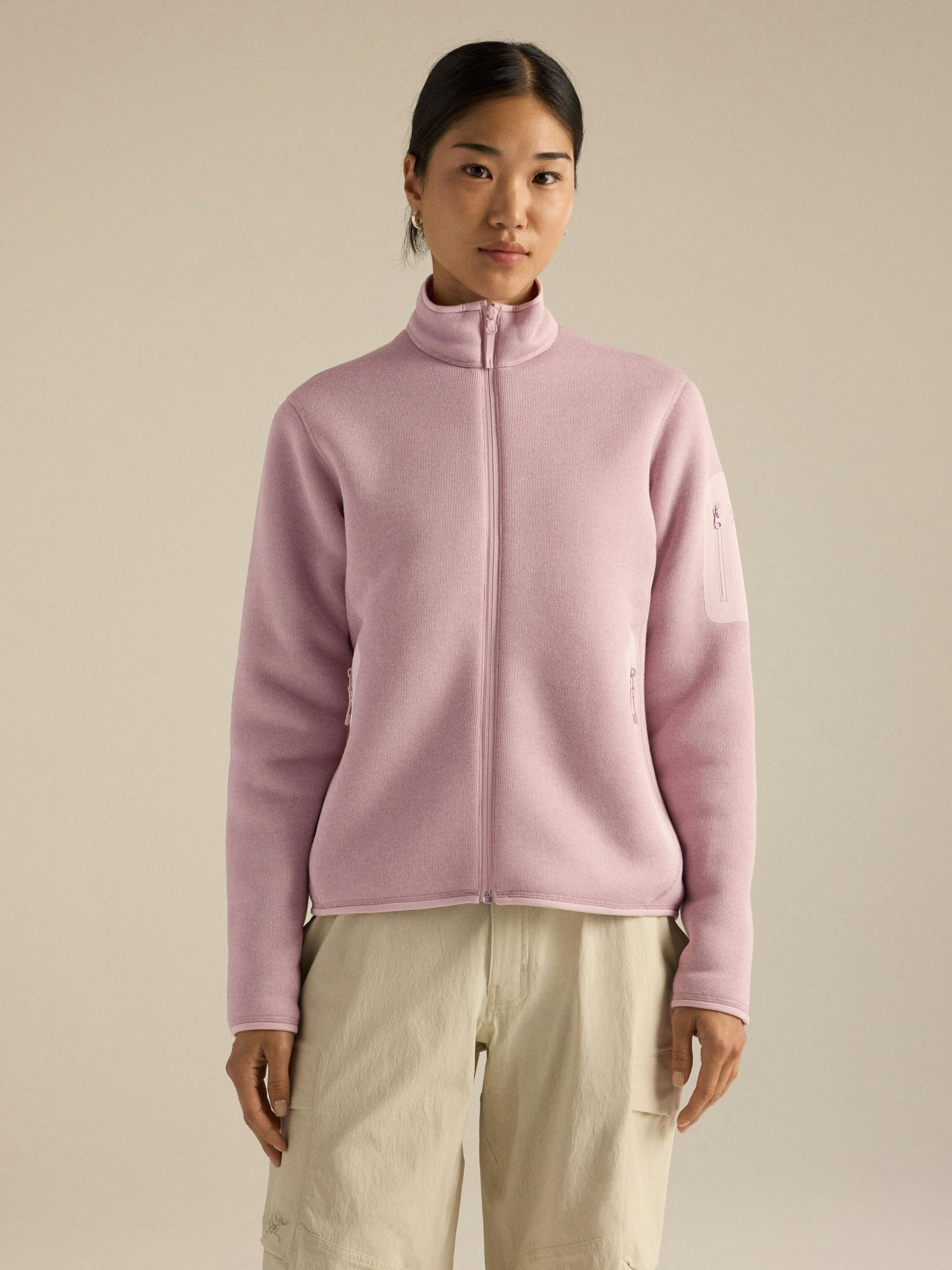 Arc'teryx Women's Covert Cardigan - Alpine Rose Heather - front