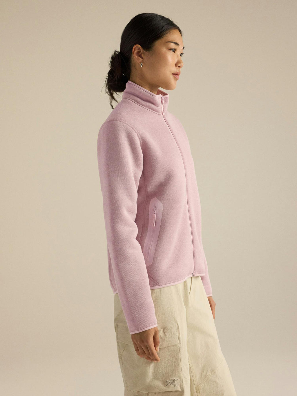 Arc'teryx Women's Covert Cardigan - Alpine Rose Heather - side