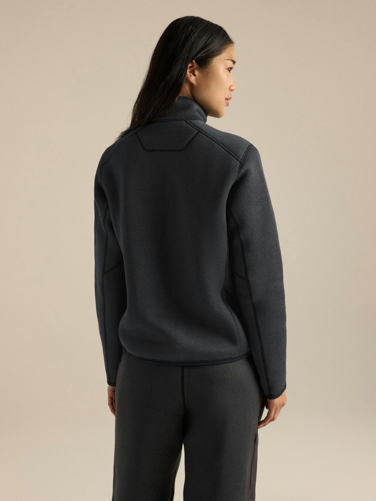 Arc'teryx Women's Covert Cardigan - Black Heather - back