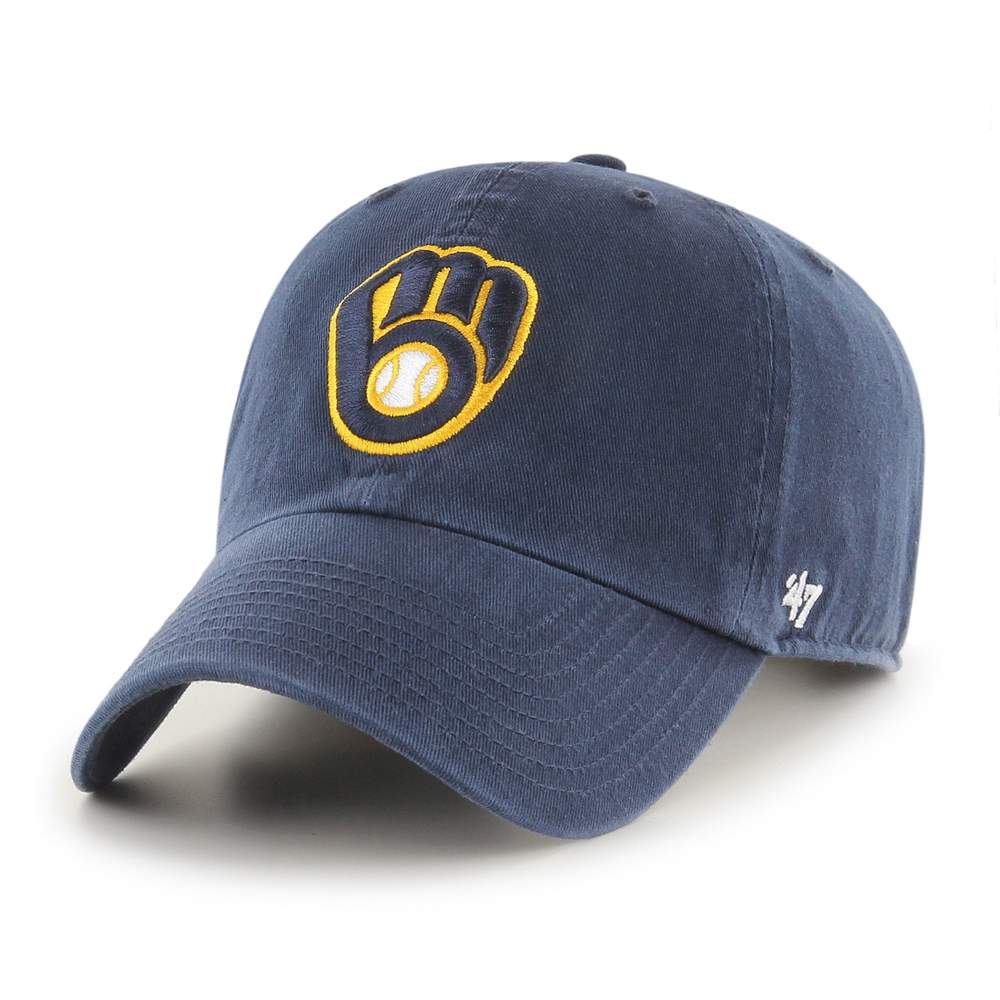 '47 Brand Clean Up Cap- Milwaukee Brewers