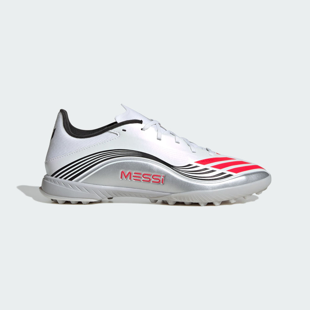 Adidas Men's F50 Messi League Turf Soccer Shoes - White/Red