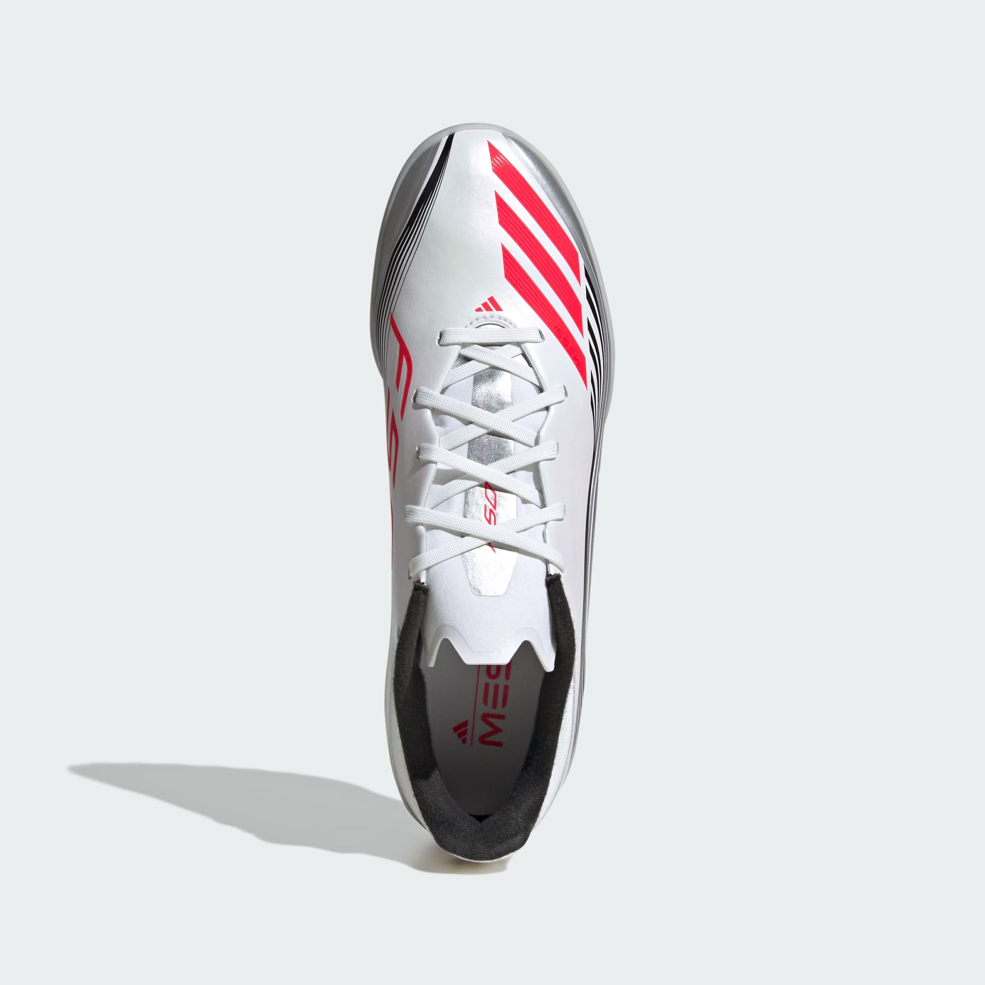 Adidas Men's F50 Messi League Turf Soccer Shoes - White/Red