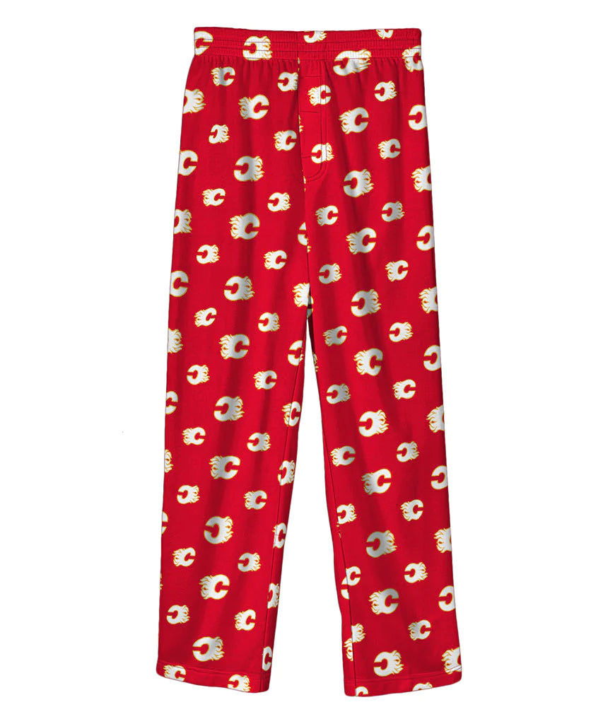 Outerstuff Kids Calgary Flames Printed Pajama Pants