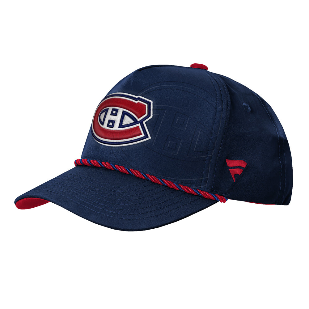 Outerstuff Montreal Canadiens 2026 NHL Draft Podium Youth Hat - three-quarter left