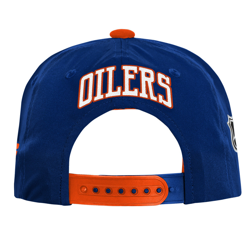 Outerstuff Edmonton Oilers 2026 NHL Draft Podium Youth Hat - rear