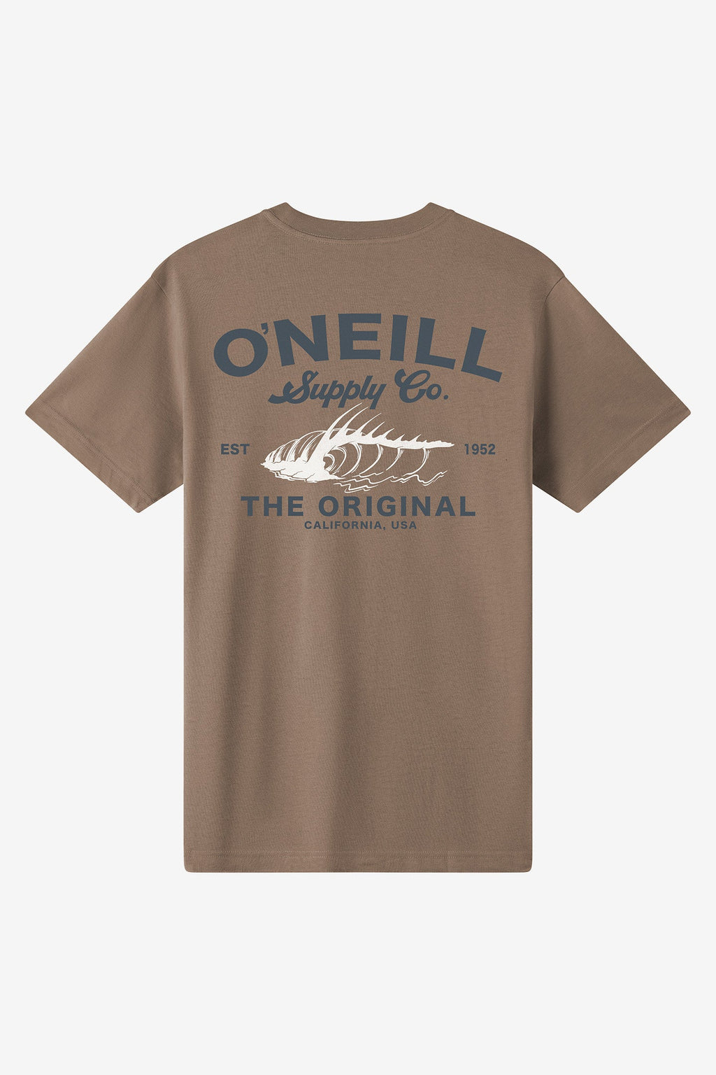 O'Neill Men's Scholar Classic Short Sleeve Tee - Shroom - front