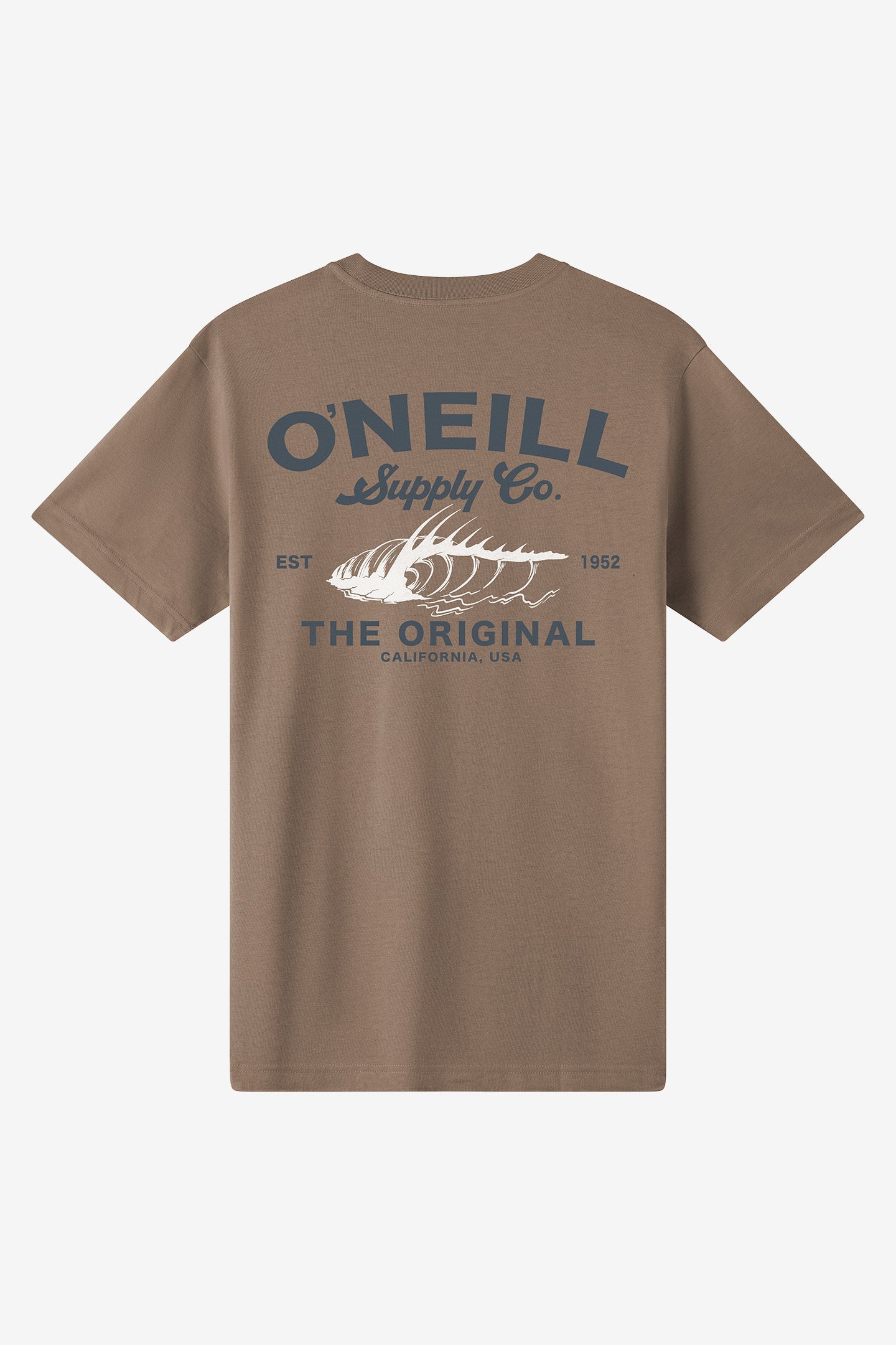 O'Neill Men's Scholar Classic Short Sleeve Tee - Shroom - front