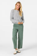 O'Neill Women's OG Calder Cardigan - Heather Ash - front