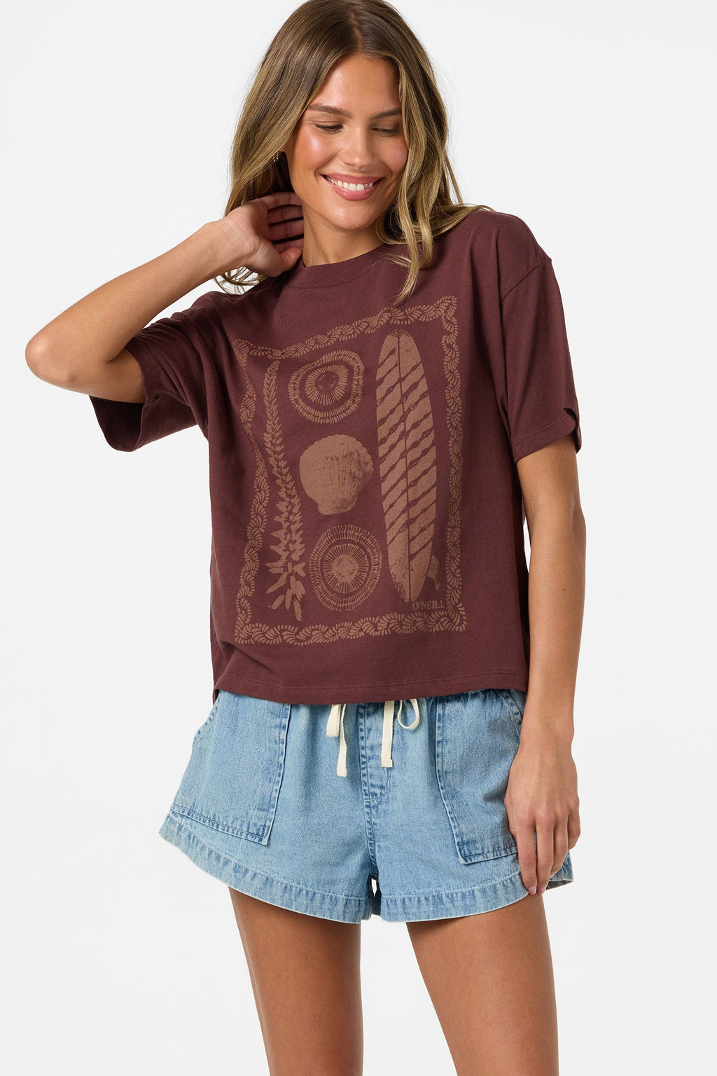 O'Neill Calico Easy Tee - Chocolate