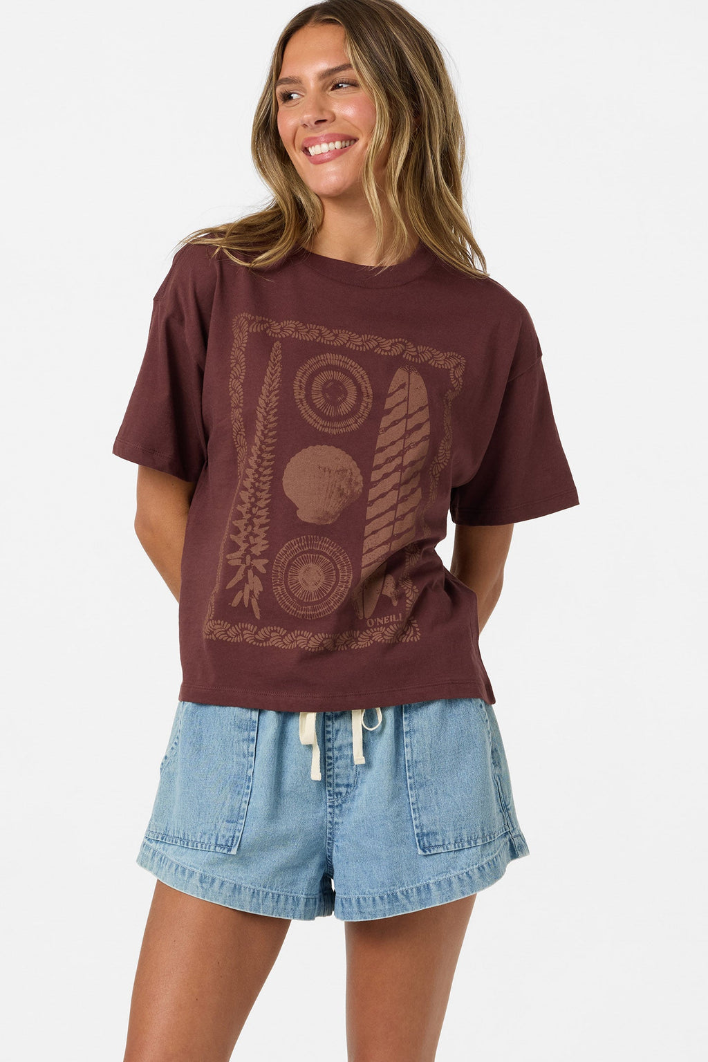 O'Neill Calico Easy Tee - Chocolate