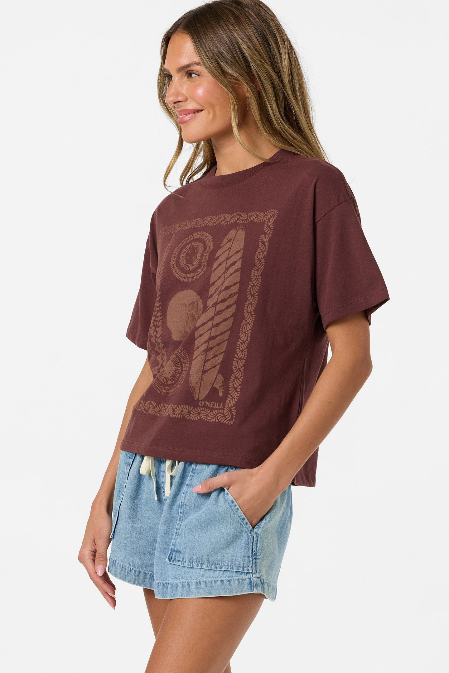 O'Neill Calico Easy Tee - Chocolate
