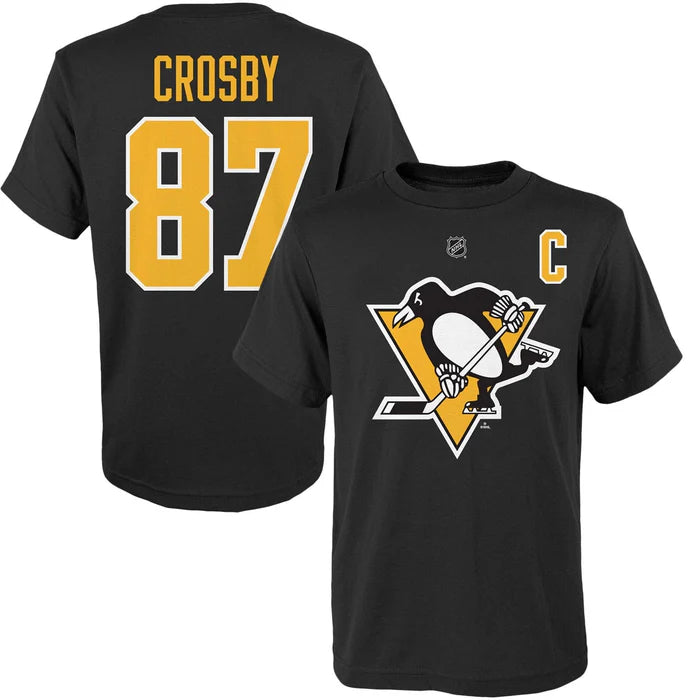 Outerstuff Youth Pittsburgh Penguins Name & Number T-Shirt - Crosby