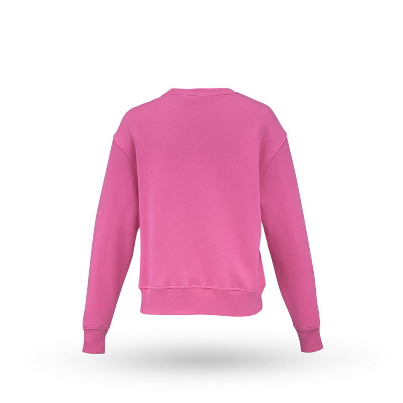 Barbie x CCM Pink Embroidered Crewneck Youth, back view