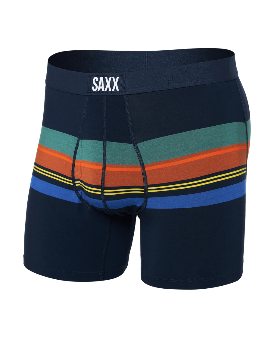 Ultra Boxer Brief - League Stripe-Navy