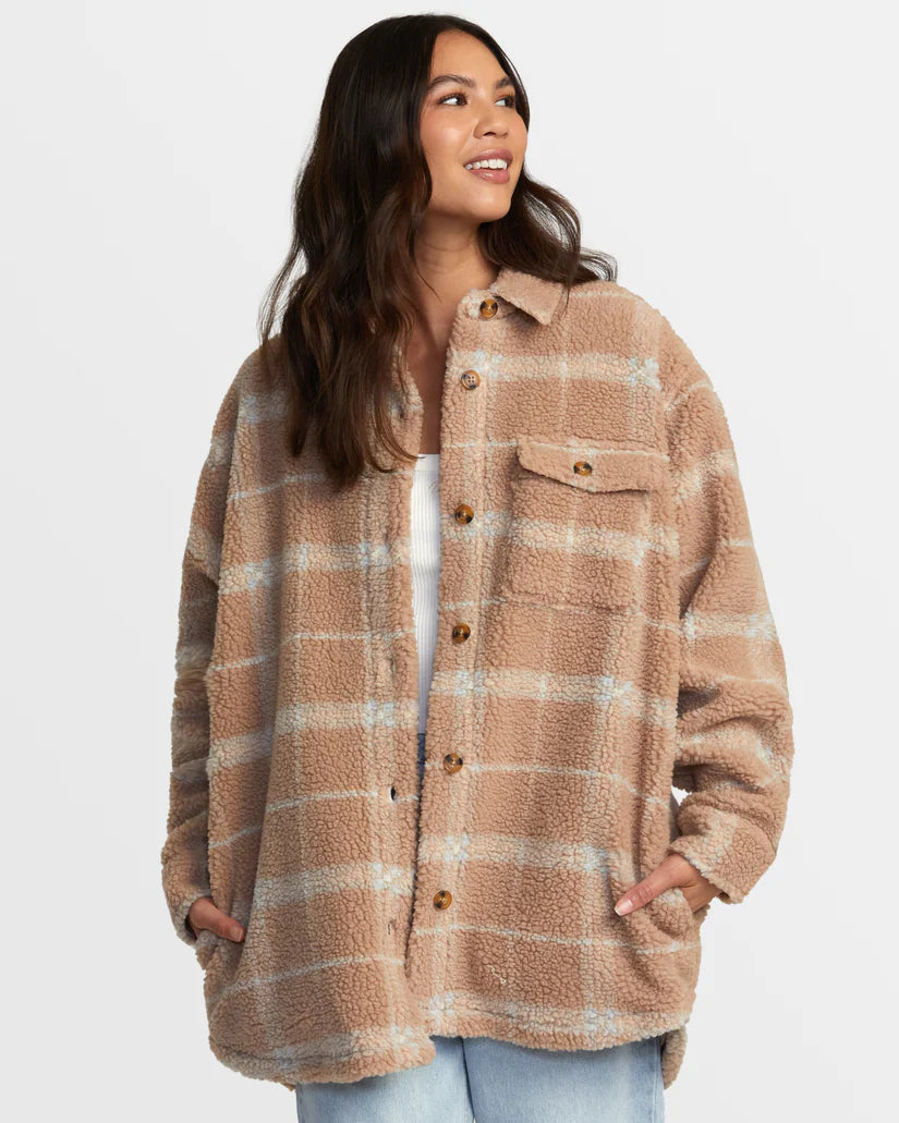 Women's Birdie Shacket Flannel Jacket