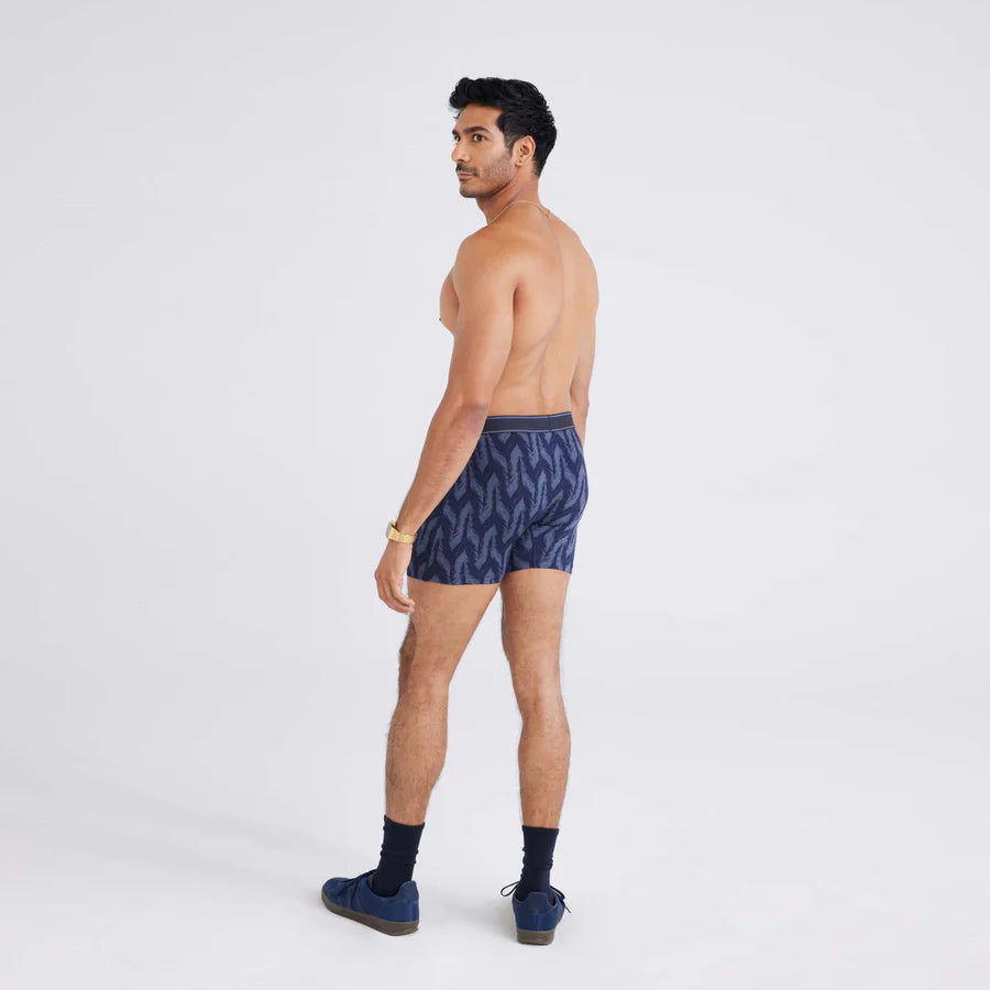 Daytripper Boxer Brief - Ikat Chevron-Deep Navy