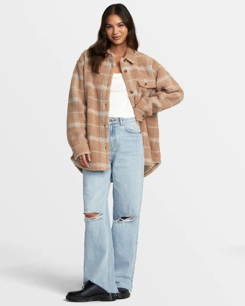 Women's Birdie Shacket Flannel Jacket