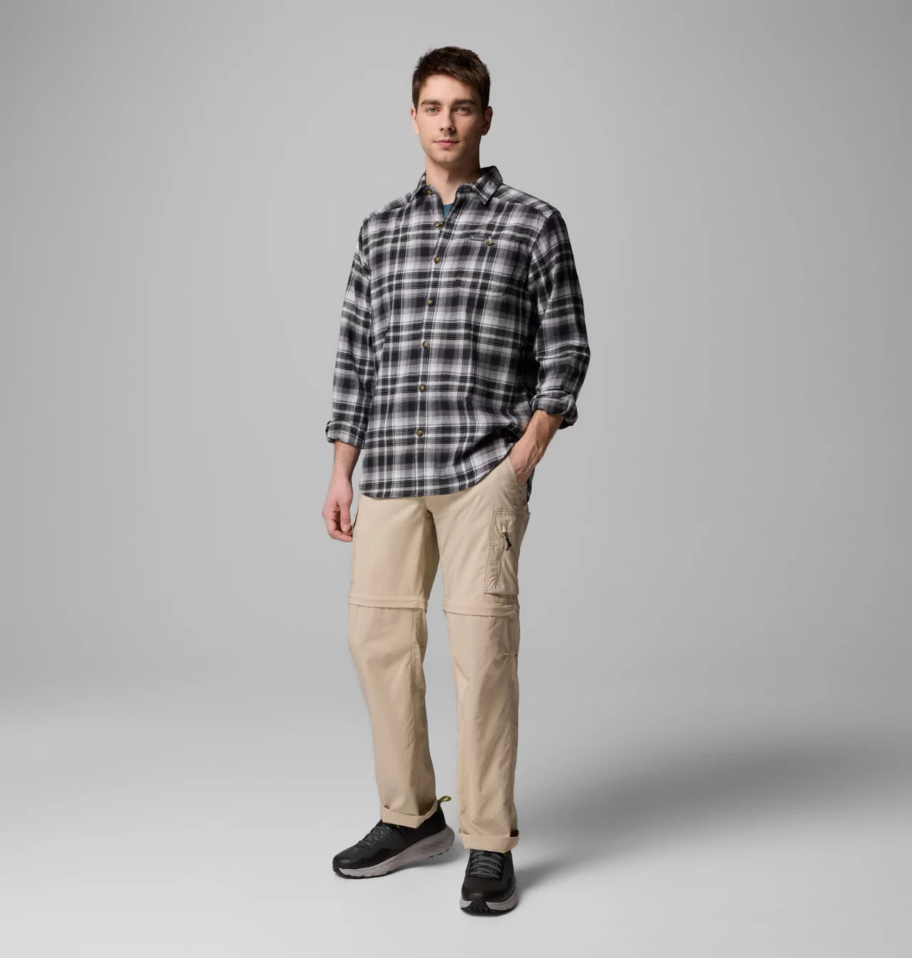 Columbia Men's Cornell Woods Flannel Long Sleeve Shirt